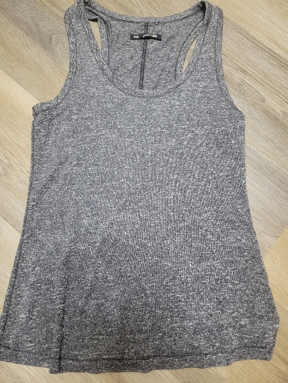 rag & bone Gray Ribbed Racerback Tank